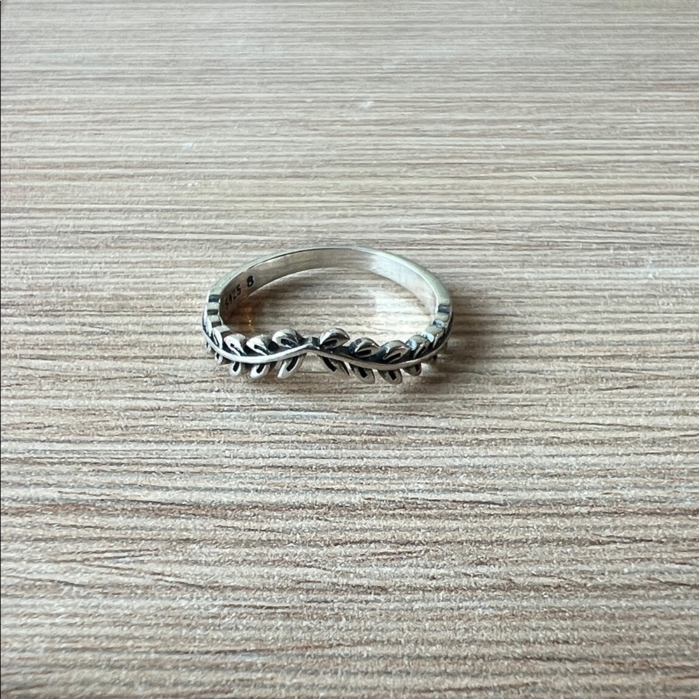 Sterling Silver Leaf Ring